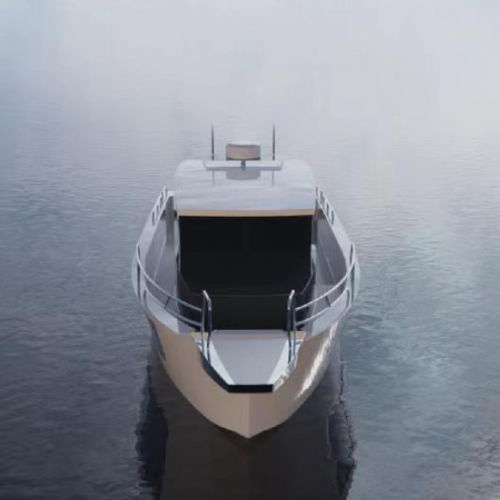 Barca da pesca e diporto fuoribordo - PELAGIC 1200 - Qingdao Allheart Marine Co., Ltd. - bimotore / con cabina di pilotaggio / con prendisole