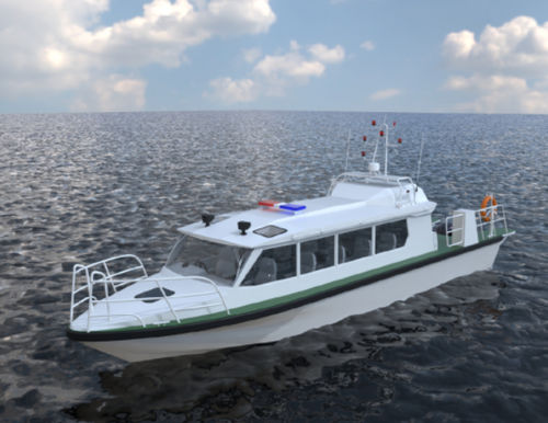 Barca professionale mezzo da sbarco - ORDERLY 1240H - Qingdao Allheart Marine Co., Ltd. - fuoribordo / in alluminio