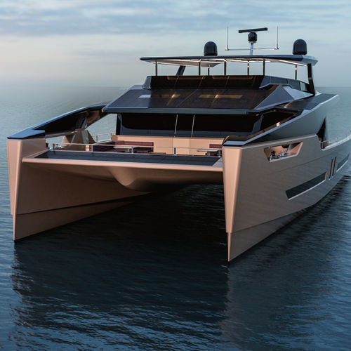 Motor-yacht catamarano - OCEAN ECO 90 - Alva Yachts GmbH - da crociera / con fly / con 4 cabine