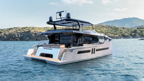 Motor-yacht catamarano - OCEAN ECO  60 - Alva Yachts GmbH - da crociera / con fly / elettrico