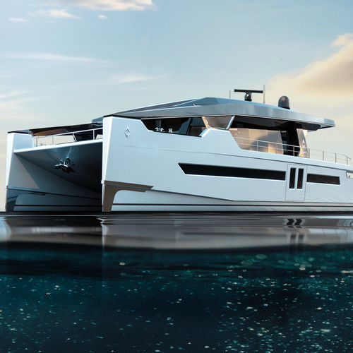 Motor-yacht da crociera - OCEAN ECO  60 Coupé - Alva Yachts GmbH - hard-top / elettrico / con 5 cabine