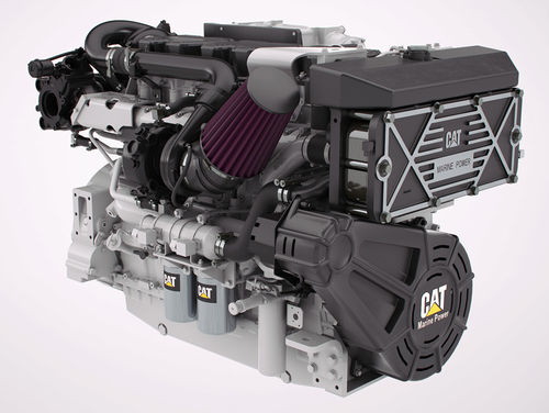 Motore entrobordo - C18 ACERT - Caterpillar Marine Power Systems - di propulsione / diesel / da diporto