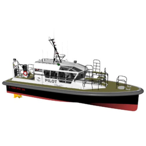 Barca professionale pilotina - AMS 1350 - Alumarine Shipyard - entrobordo IPS-drive / diesel / in alluminio