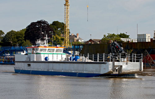 Nave speciale chiatta da lavoro - 30 - Alumarine Shipyard - costiera