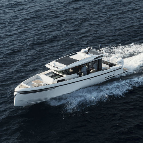 Cabinato fuoribordo - 340 GTWA - Saxdor Yachts Oy - bimotore / con cabina di pilotaggio / ad alta prestazione