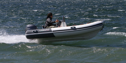 Gommone fuoribordo - EUFORIA 400 - Lomac - semirigido / open / con console laterale