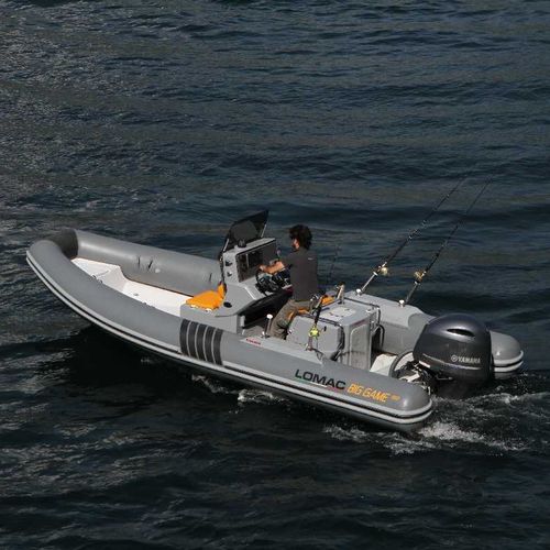 Gommone fuoribordo - BIG GAME 660 - Lomac - semirigido / con console centrale / open