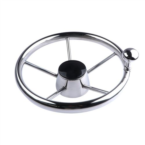 Volante per barca a motore in acciaio inossidabile - XK9108SF1 - Qingdao Allshine Marine Accessories Co,.Ltd - racing / a cinque razze