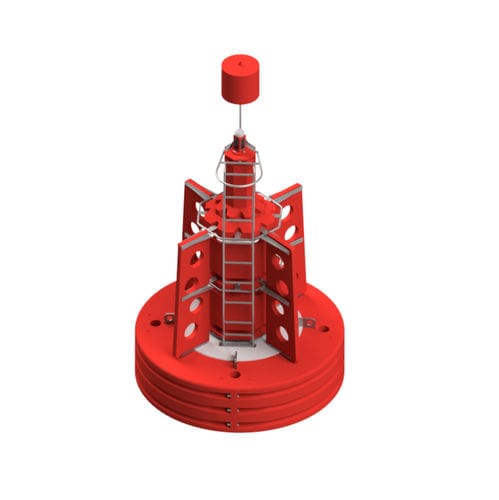 Boa di delimitazione - PMB3000RM  - PHAROS MARINE AUTOMATIC POWER - di ancoraggio / in schiuma di poliuretano / in acciaio