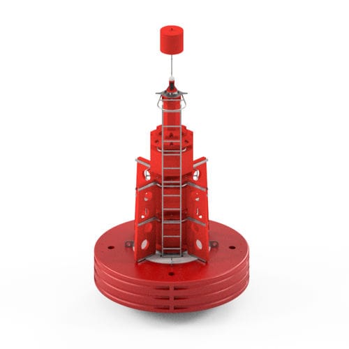Boa di delimitazione - PMB3600RM  - PHAROS MARINE AUTOMATIC POWER - di ancoraggio / in schiuma di poliuretano / in acciaio
