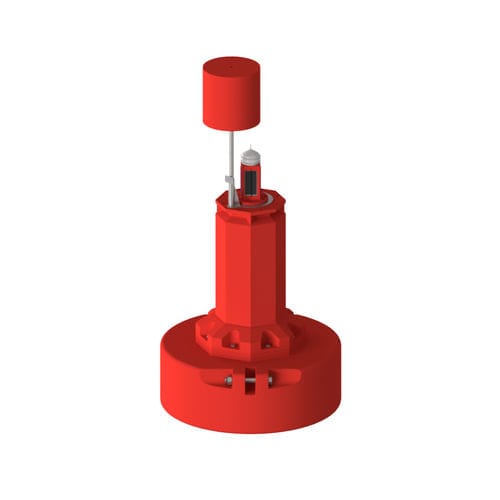 Boa di delimitazione - PMB1250RM  - PHAROS MARINE AUTOMATIC POWER - in schiuma di poliuretano / in acciaio / solare