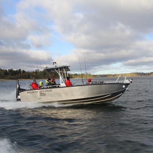 Barca da pesca e diporto fuoribordo - 750 - ALUKIN - open / con console centrale / sportivo