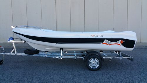 Barca open fuoribordo - VORAZ 450 BOTE - VORAZ Astilleros - da immersione / da pesca sportiva / max. 6 persone