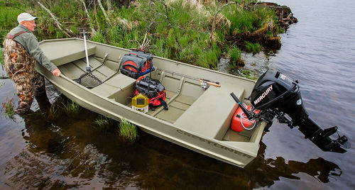 Jon boat fuoribordo - 1000  - Crestliner - da pesca sportiva / max. 3 persone