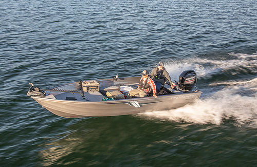 Bay boat fuoribordo - 1800 KODIAK - Crestliner - da pesca sportiva / in alluminio / max. 6 persone