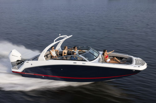 Deck boat fuoribordo - HD8 OB - Four Winns - open / con dual console / bow-rider