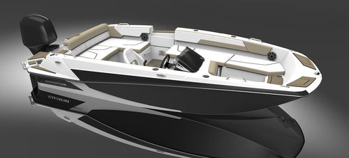 Deck boat fuoribordo - GTD 180 - Glastron - da wakeboard / da sci nautico / max. 10 persone