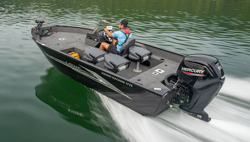Bass boat fuoribordo - FM 1775 SC - Lowe - con console laterale / open / da pesca sportiva