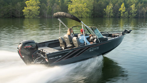 Runabout fuoribordo - FS 1800 - Lowe - con dual console / open / da sci nautico
