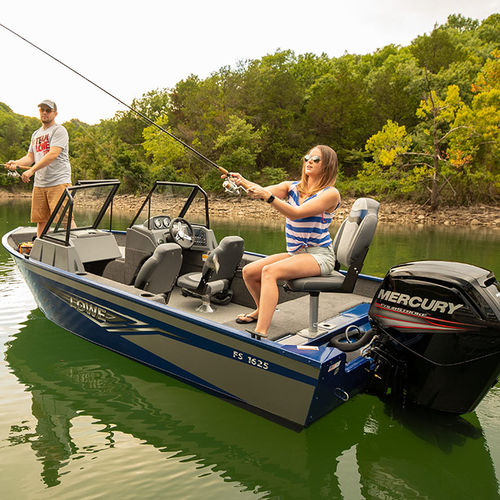 Runabout fuoribordo - FS 1625 - Lowe - con dual console / open / da sci nautico
