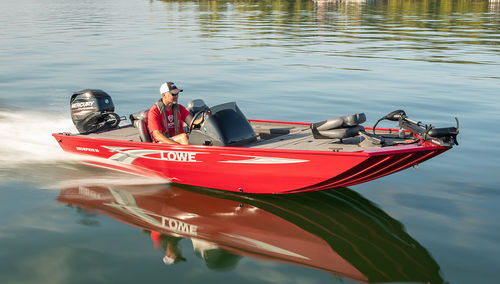 Bass boat fuoribordo - Skorpion 16 - Lowe - con console laterale / open / da pesca sportiva