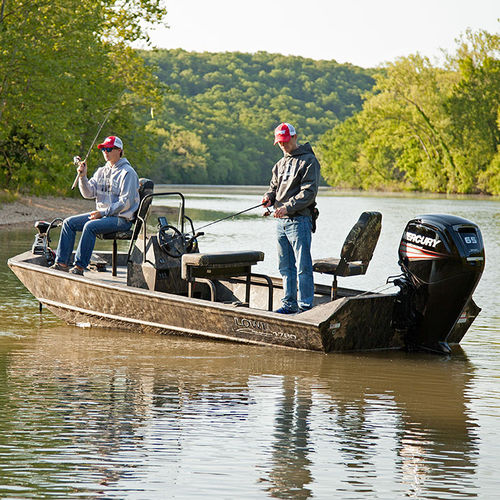 Jon boat multiscafo - Roughneck 1760 Pathfinder - Lowe - fuoribordo / con console laterale / open