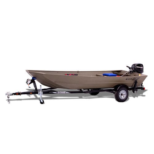 Jon boat fuoribordo - L1652MT  - Lowe - open / da pesca sportiva / in alluminio
