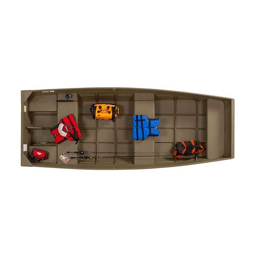 Jon boat fuoribordo - L1240  - Lowe - open / da pesca sportiva / in alluminio