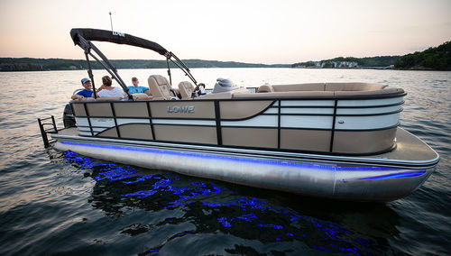 Pontoon boat fuoribordo - Retreat 250 WT - Lowe - open / ad alta prestazione / in alluminio