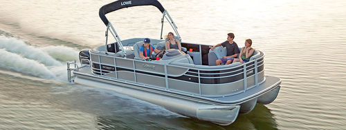 Pontoon boat fuoribordo - Retreat 230 WT - Lowe - tri-tube / open / ad alta prestazione