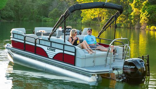 Pontoon boat fuoribordo - SS210 CL - Lowe - tri-tube / open / sportivo