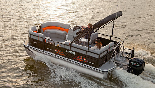 Pontoon boat fuoribordo - SS170 - Lowe - tri-tube / open / da crociera
