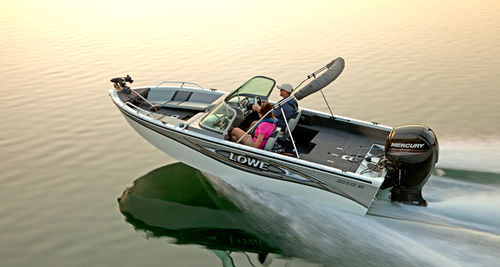 Runabout fuoribordo - FS 175 - Lowe - con dual console / da sci nautico