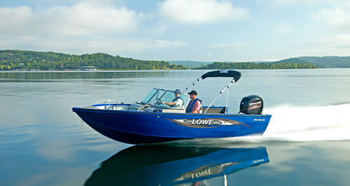Runabout fuoribordo - FS 185 - Lowe - con dual console / da sci nautico