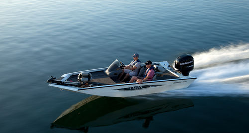 Bass boat fuoribordo - STINGER 17 HP - Lowe - con console laterale / da pesca sportiva