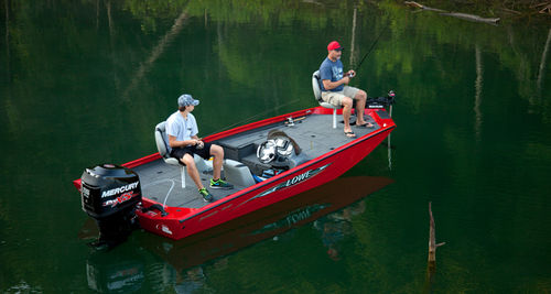 Bass boat fuoribordo - STINGER 18 HP - Lowe - con console laterale / da pesca sportiva