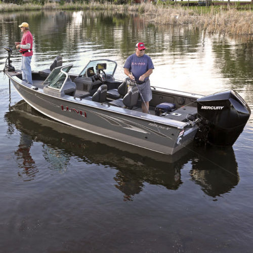 Runabout fuoribordo - 1975 PRO-V - Lund - con dual console / bow-rider / da sci nautico