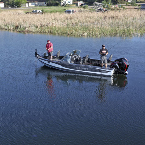 Runabout fuoribordo - 2175 PRO-V - Lund - con dual console / da pesca sportiva / in alluminio