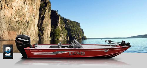 Bass boat fuoribordo - 2075XS  - Lund - con dual console / da pesca sportiva / in alluminio