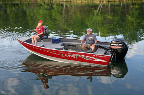 Lancia fuoribordo - 1675 PRO GUIDE - Lund - da pesca sportiva / in alluminio / max. 6 persone