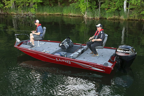 Bass boat fuoribordo - 1775 RENEGADE - Lund - con console laterale / da pesca sportiva / in alluminio