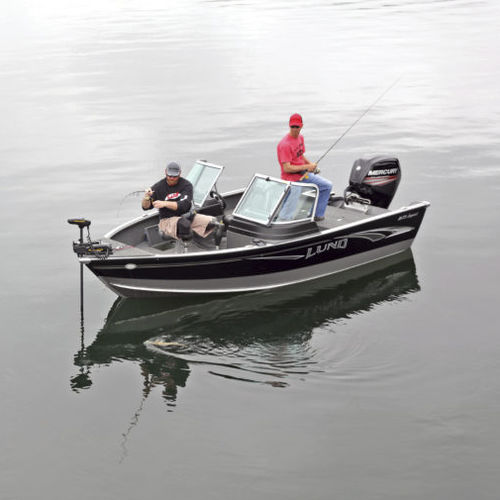 Runabout fuoribordo - 1675 IMPACT - Lund - con dual console / bow-rider / da pesca sportiva