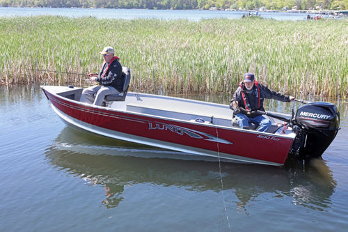 Lancia fuoribordo - 1600 FURY - Lund - da pesca sportiva / in alluminio / max. 5 persone