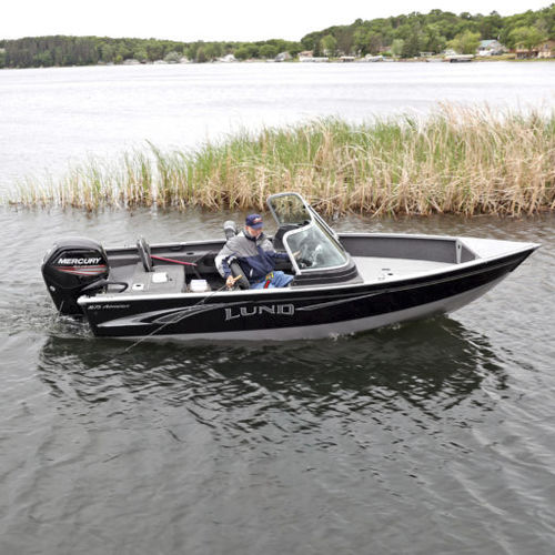 Runabout fuoribordo - 1675 ADVENTURE - Lund - con dual console / bow-rider / da pesca