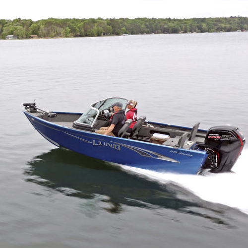 Runabout fuoribordo - 1775 ADVENTURE - Lund - con dual console / bow-rider / da pesca