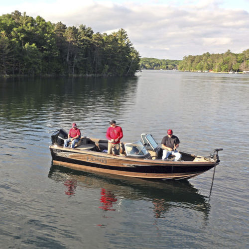 Runabout fuoribordo - 2075 TYEE - Lund - con dual console / bow-rider / da pesca sportiva