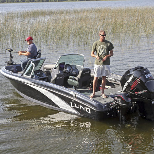 Runabout fuoribordo - 189 TYEE GL - Lund - con dual console / bow-rider / da sci nautico