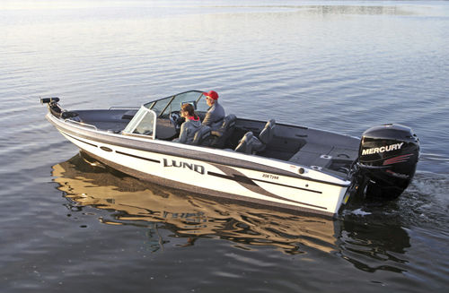 Runabout fuoribordo - 208 TYEE GL - Lund - con dual console / bow-rider / da sci nautico