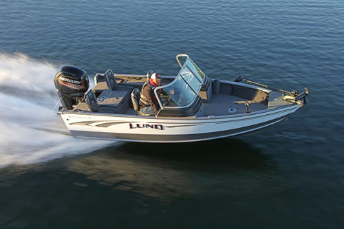 Runabout fuoribordo - 1675 IMPACT XS - Lund - con dual console / bow-rider / da sci nautico