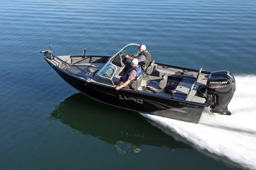 Runabout fuoribordo - 1875 IMPACT XS - Lund - con dual console / bow-rider / da sci nautico